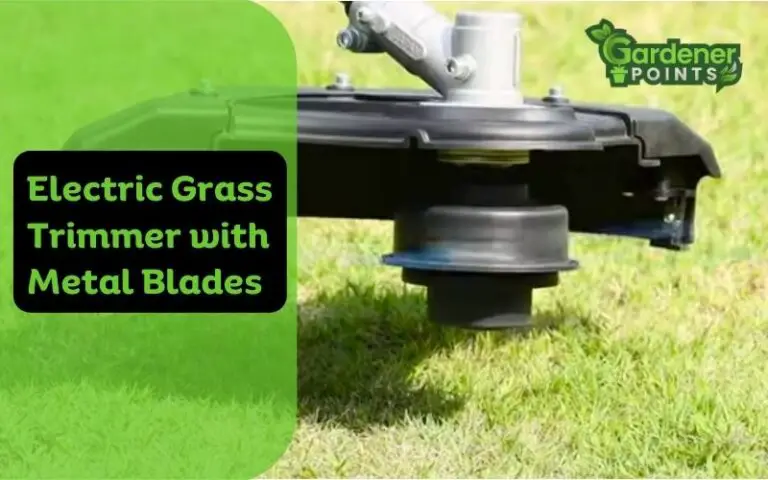 Electric Grass Trimmer with Metal Blades | Everything You Need to Know