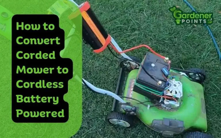How to Convert Corded Mower to Cordless Battery Powered?