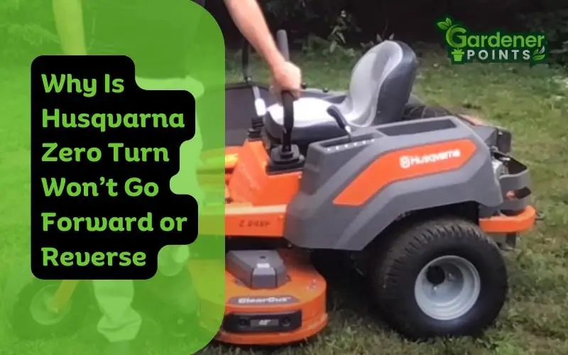 Husqvarna zero 2024 turn moves slow