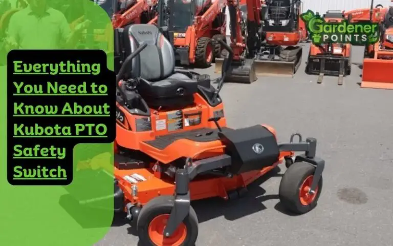 Everything You Need to Know About Kubota PTO Safety Switch