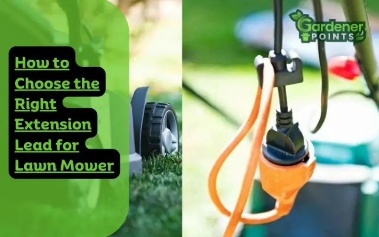 How to Choose the Right Extension Lead for Lawn Mower?