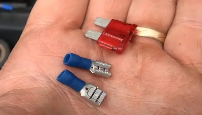 In-Line Fuse Blew Up Or Damaged Connection: Replace The Fuse And Change The Cables