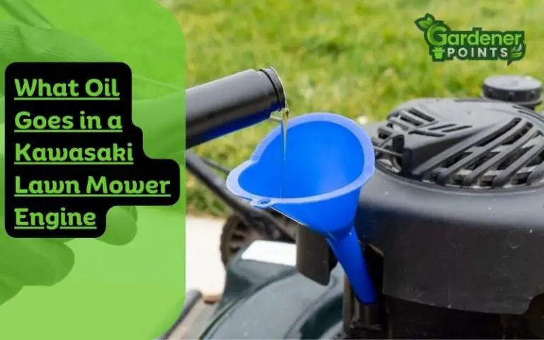 What Oil Goes in a Kawasaki Lawn Mower Engine